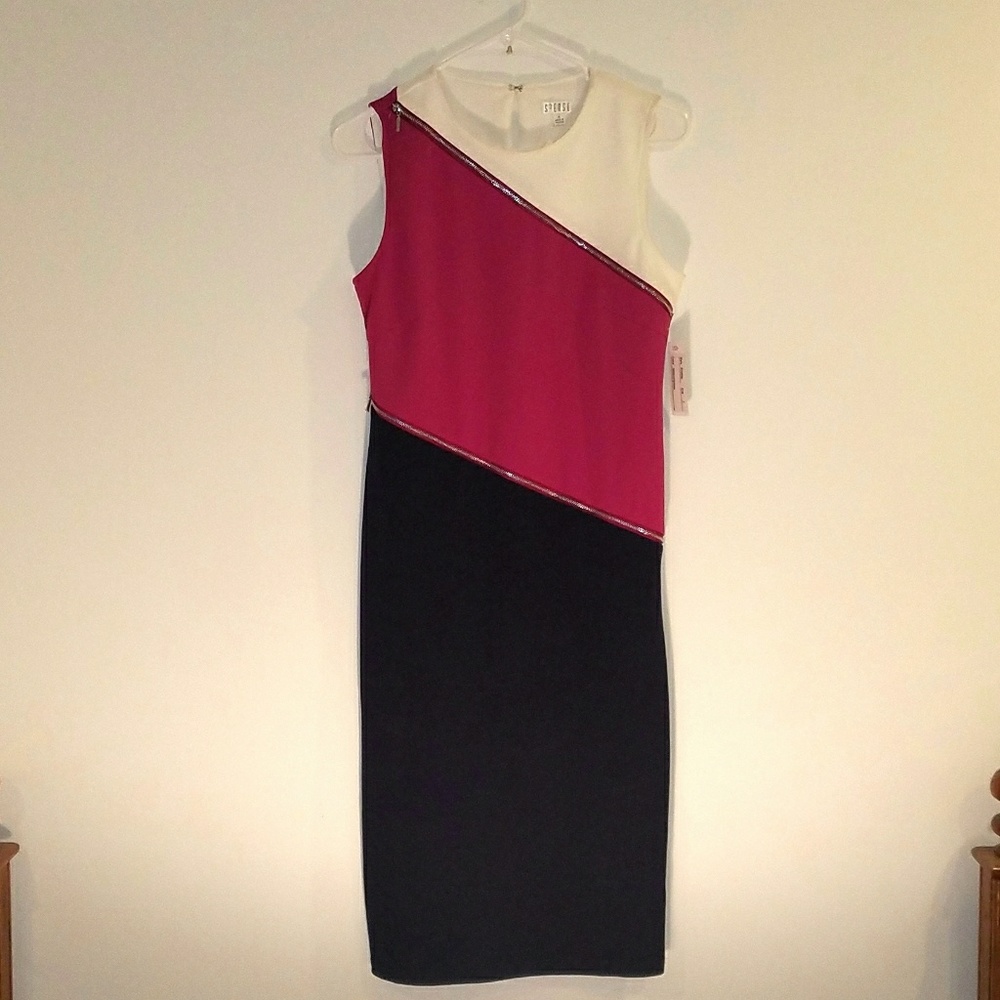 Spense Size 4 women's Dress with zipper detail